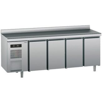 KUECA - Hűtött munkaasztal hátsó felhajtással GN 1/1