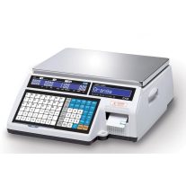   CAS CL5200J CB 15 kg-os lapos, címkenyomtatós rendszermérleg.