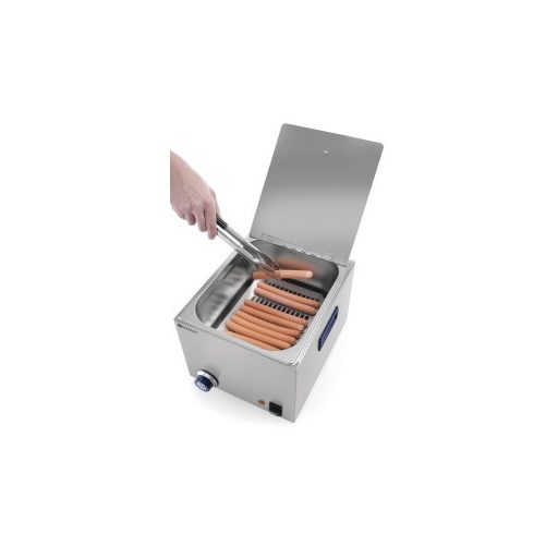Virsli melegentartó 10 literes – 230V / 1000W – 330x280x(H)250 mm - HENDI 240502