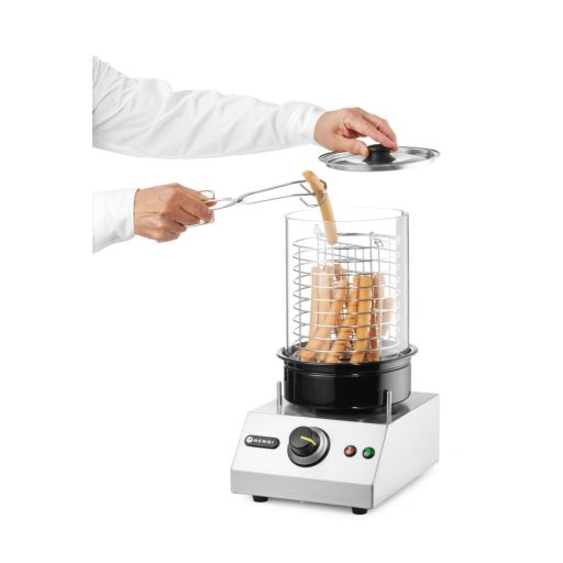 Virsli melegentartó – 230V / 450W – 240x322x(H)466 mm - HENDI 265000