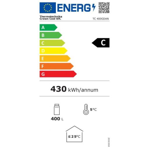 TC 400GD (J-400 GD DT) | Hűtővitrin