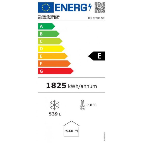 KH-CF600 SC (UDD 600 SC) | Mélyhűtőláda csúszó üvegtetővel