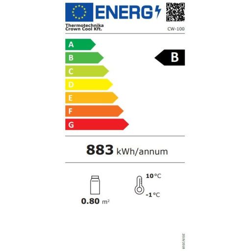 CW-100 | Hajlított üvegű bemutatóvitrin