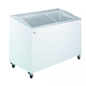   KH-CF400 SCEB (UDD 400 SCEB) | Mélyhűtőláda ferde, csúszó domború üvegtetővel