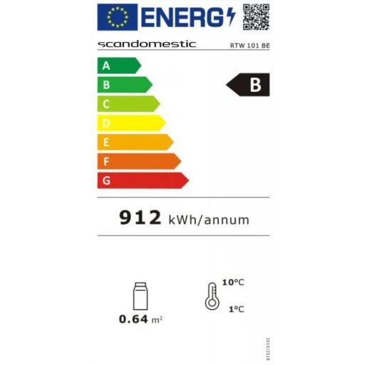 RTW-101 BE | Hajlított üvegű bemutatóvitrin