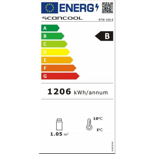RTW-160 E | Hajlított üvegű bemutatóvitrin