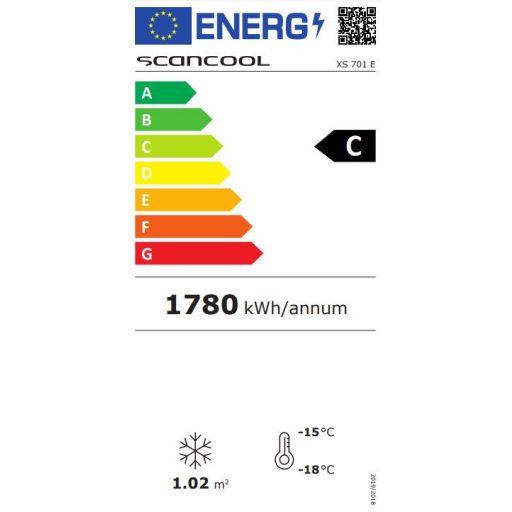 XS 701 - Mélyhűtőláda csúszó domború üvegtetővel